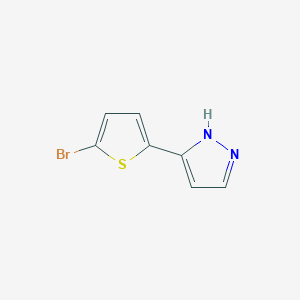 5-(5-bromothiophen-2-yl)-1H-pyrazole