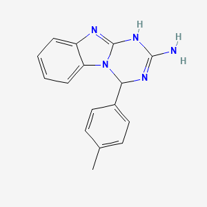 molecular formula C16H15N5 B6077812 AKOS BBS-00005564 