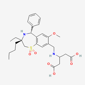 molecular formula C28H38N2O7S B607791 Linerixibat CAS No. 1345982-69-5