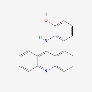 molecular formula C19H14N2O B6077915 9-(2-Hydroxyanilino)acridine CAS No. 75776-02-2