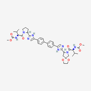 molecular formula C42H52N8O8 B607792 Unii-0JD3P48M9V CAS No. 1256390-53-0