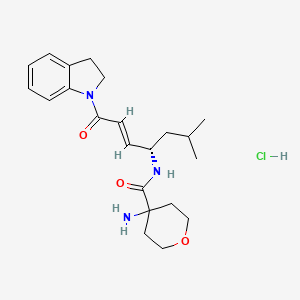 molecular formula C22H32ClN3O3 B607801 GSK2793660 (hydrochloride) CAS No. 1613458-79-9