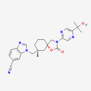 molecular formula C25H28N6O3 B607803 Unii-63FJ7LF55O CAS No. 1419609-94-1