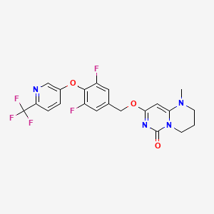 molecular formula C21H17F5N4O3 B607807 Lp-PLA2-IN-1 