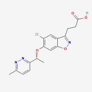 molecular formula C17H16ClN3O4 B607838 GSK 366 