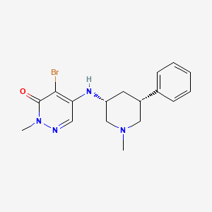 molecular formula C17H21BrN4O B607841 GSK 4027 