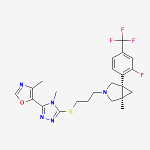 molecular formula C23H25F4N5OS B607854 GSK-598809 CAS No. 1310803-30-5