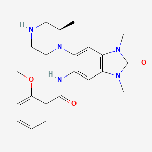 molecular formula C22H27N5O3 B607858 GSK6853 