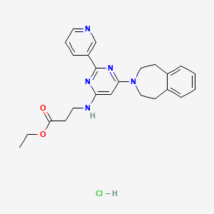 molecular formula C24H28ClN5O2 B607886 GSK J5 HCl 