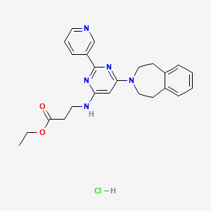 molecular formula C24H28ClN5O2 B607886 GSK J5 HCl CAS No. 1797983-32-4