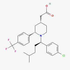 molecular formula C26H31ClF3NO2 B607887 GSM-1 CAS No. 884600-68-4