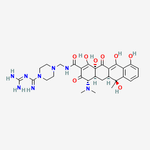 molecular formula C29H38N8O8 B607889 Guamecycline CAS No. 16545-11-2