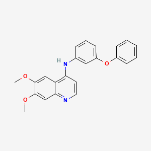 6,7-dimethoxy-N-(3-phenoxyphenyl)quinolin-4-amine