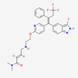 molecular formula C30H29F4N5O2 B607912 H3B-6545 CAS No. 2052130-80-8