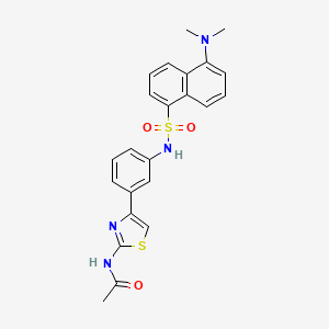 molecular formula C23H22N4O3S2 B607915 HA15 