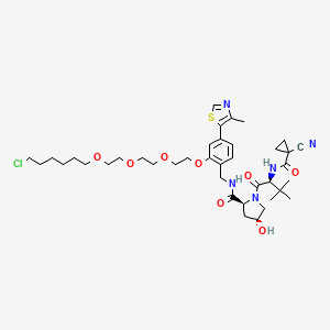 molecular formula C39H56ClN5O8S B607917 HaloPROTAC-E 