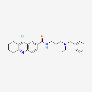 N-(3-(Benzyl(ethyl)amino)propyl)-9-chloro-5,6,7,8-tetrahydroacridine-2-carboxamide