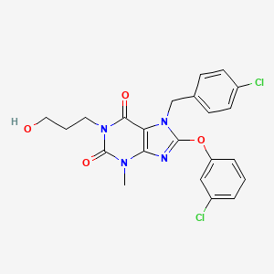 molecular formula C22H20Cl2N4O4 B607921 HC-070 