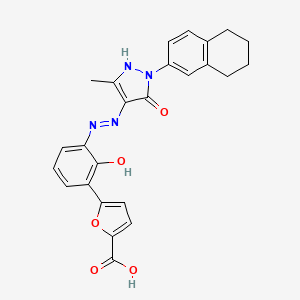 molecular formula C25H24N4O5 B607937 Hetrombopag CAS No. 1257792-41-8