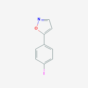molecular formula C9H6INO B060794 5-(4-Iodophenyl)isoxazole CAS No. 160377-48-0