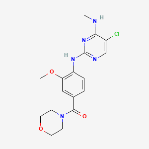 molecular formula C17H20ClN5O3 B607943 Hg-10-102-01 CAS No. 1351758-81-0