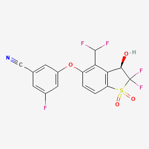molecular formula C16H8F5NO4S B607950 HIF-2alpha-IN-1 CAS No. 1799948-06-3