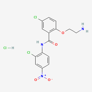molecular formula C15H14Cl3N3O4 B607959 HJC0152 
