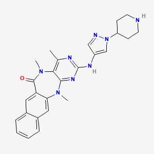 molecular formula C26H28N8O B607985 HTH-01-015 