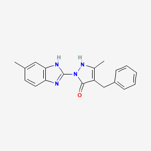molecular formula C19H18N4O B607989 Huhs015 
