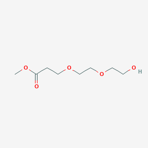 molecular formula C8H16O5 B608003 Methyl 3-[2-(2-hydroxyethoxy)ethoxy]propanoate CAS No. 457897-73-3