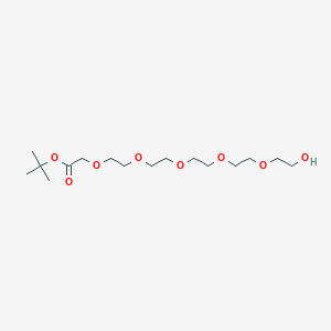 molecular formula C16H32O8 B608012 羟基-PEG5-CH2CO2tBu CAS No. 1807530-05-7