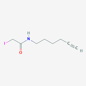 molecular formula C8H12INO B608029 N-Hex-5-ynyl-2-iodo-acetamide 