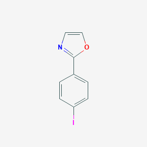 molecular formula C9H6INO B060803 2-(4-Iodophenyl)oxazole CAS No. 195436-88-5