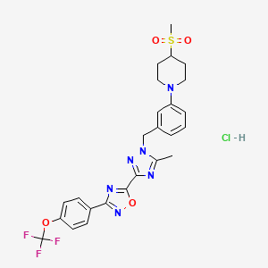 molecular formula C25H26ClF3N6O4S B608031 IACS-010759 HCl CAS No. 1807523-99-4