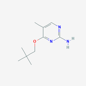 molecular formula C10H17N3O B608032 5-甲基-4-(新戊氧基)嘧啶-2-胺 CAS No. 1884209-98-6