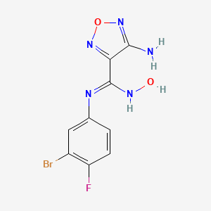 molecular formula C9H7BrFN5O2 B608058 Ido-IN-1 CAS No. 914638-30-5