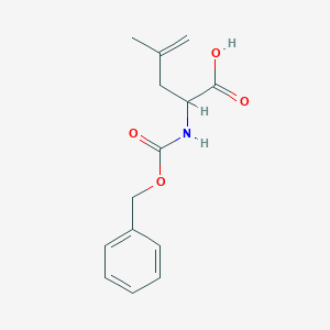 molecular formula C14H17NO4 B060806 Cbz-2-methallyl-glycine CAS No. 171881-79-1