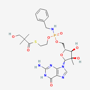 molecular formula C25H35N6O9PS B608061 IDX184 CAS No. 1036915-08-8