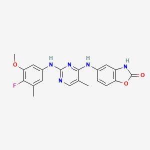 molecular formula C20H18FN5O3 B608063 Ifidancitinib CAS No. 1236667-40-5