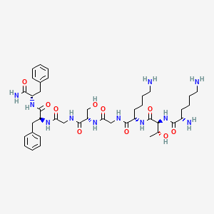 L-Phenylalaninamide, L-lysyl-L-threonyl-L-lysylglycyl-L-serylglycyl-L-phenylalanyl-