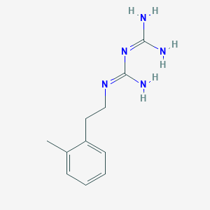 molecular formula C11H18ClN5 B608070 N1-(2-(2-Methylphenyl)ethyl)-biguanide CAS No. 1544871-16-0