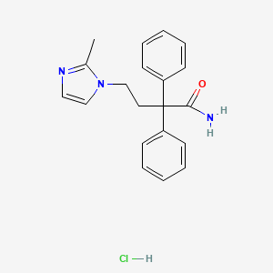 molecular formula C20H22ClN3O B608075 Imidafenacin hydrochloride 