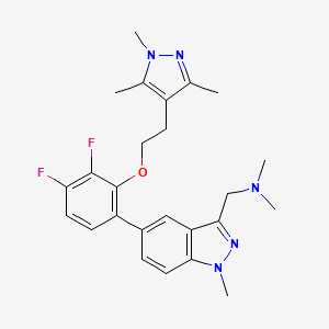 molecular formula C25H29F2N5O B608084 IMP-1088 CAS No. 2059148-82-0