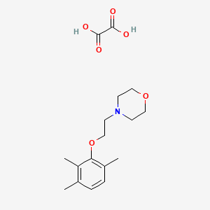 molecular formula C17H25NO6 B6080895 Oxalic acid;4-[2-(2,3,6-trimethylphenoxy)ethyl]morpholine 