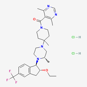 molecular formula C30H42Cl2F3N5O2 B608092 INCB-9471 dihydrochloride CAS No. 869725-27-9
