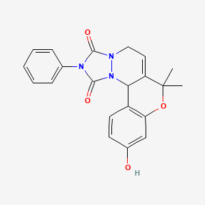 molecular formula C21H19N3O4 B608102 Inflachromene 