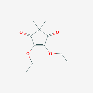 2,2-Dimethyl-4,5-diethoxy-4-cyclopentene-1,3-dione