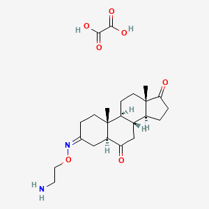 molecular formula C23H34N2O7 B608142 Istaroxime oxalate 