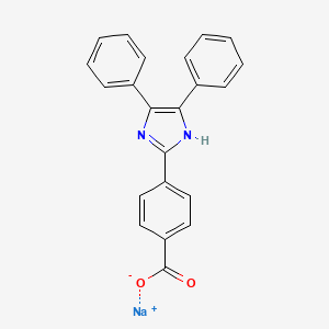 molecular formula C22H15N2NaO2 B608159 I-XW-053钠 CAS No. 1644644-89-2