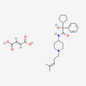 molecular formula C28H40N2O6 B608162 J 104129 fumarate CAS No. 257603-40-0
